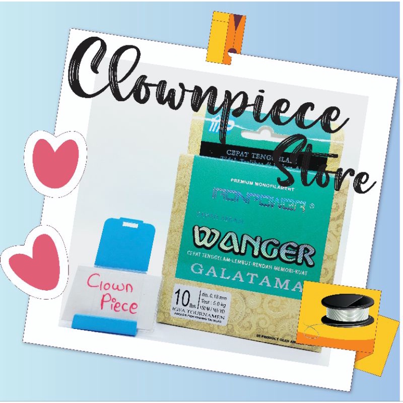 Senar Wanger / Senar Iron Power Wanger / Senar Pancing Wanger / Senar Pancing Iron Power Wanger / SE