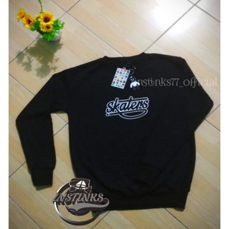 Sweater Crewneck / Oblong SKATERS Premium Kualitas Distro Original Lembut Tidak Berbulu