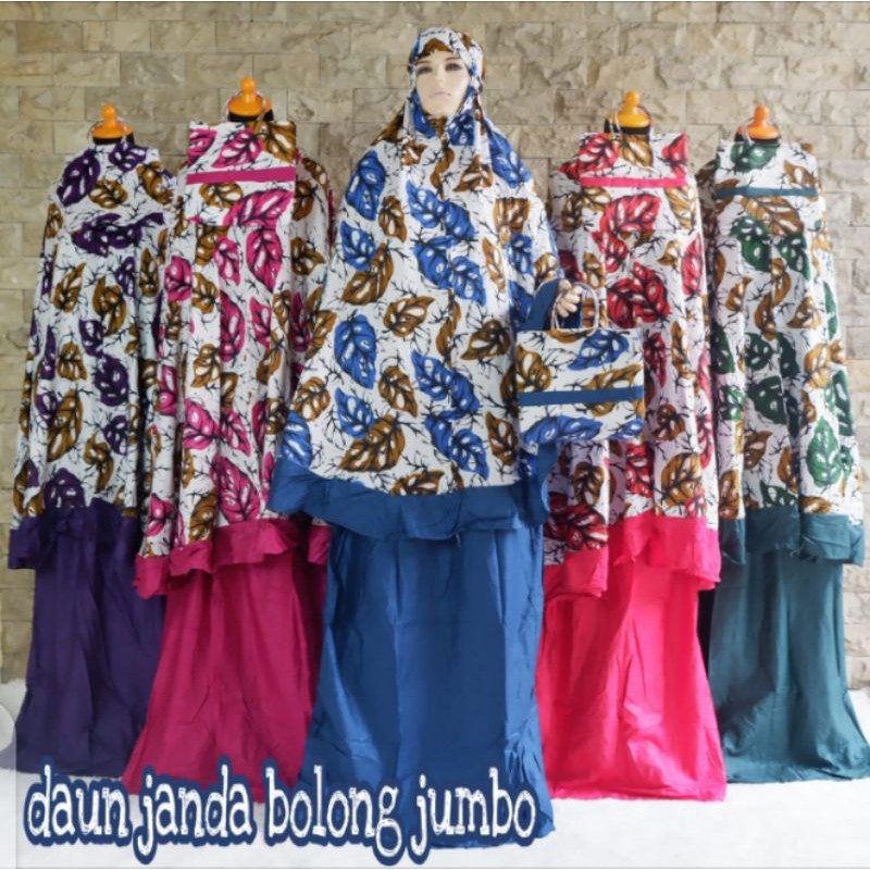 MUKENA MOTIF JANDA BOLONG