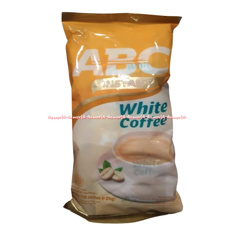 ABC Instan White Coffee Isi 10 Sachet Kopi Instant Kopi Bubuk Instan Kopi Putih White Cofe