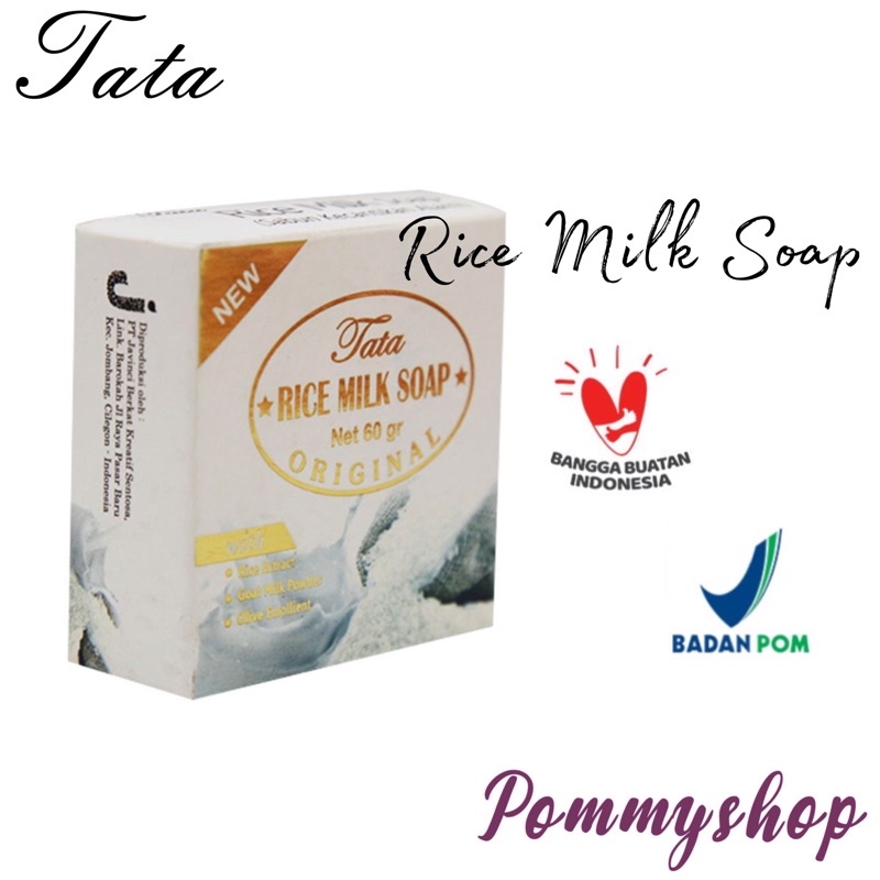 Sabun Batang Cuci Wajah/Tata Rice Milk Soap