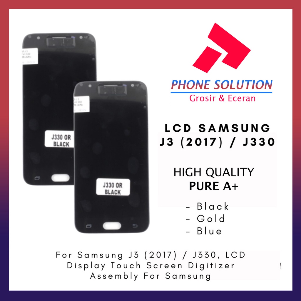 LCD Samsung J3 2017 / LCD Samsung J330 Fullset Touchscreen // Supplier LCD Samsung - Garansi 1 Bulan