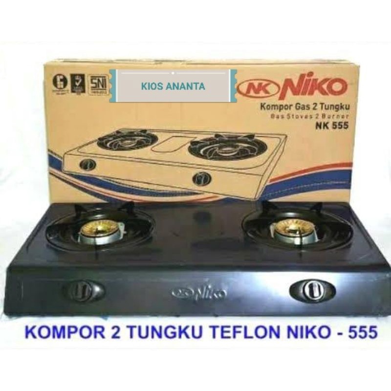 Kompor Gas Dua Tungku NIKO NK-555