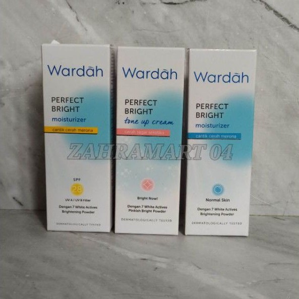 Wardah Perfect Bright Tone Up Cream/Moisturizer 20 g