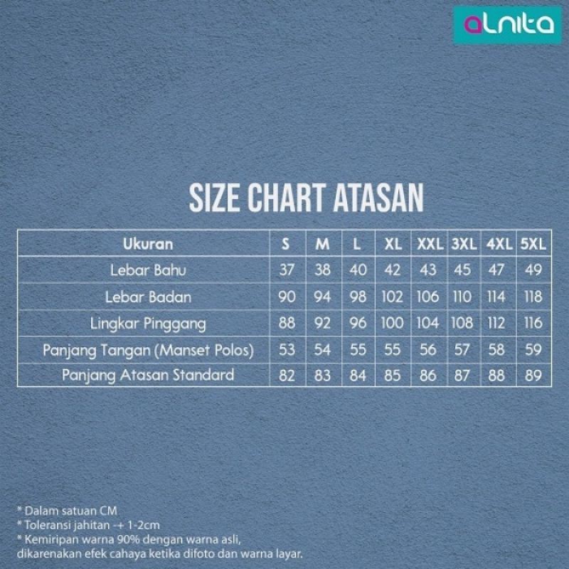 TUNIK ALNITA NOURA - ATASAN ALNITA - FASHION MUSLIM