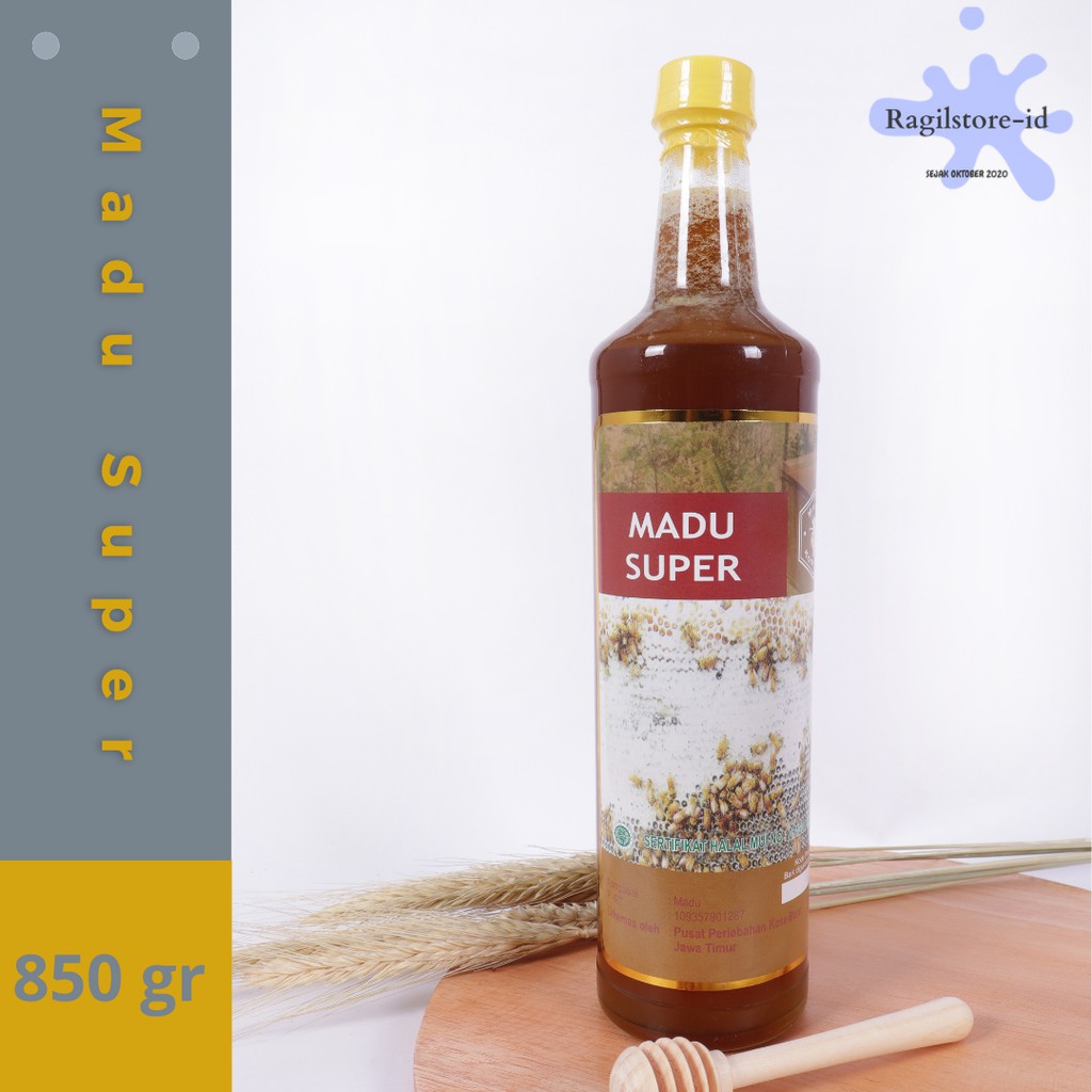 

Madu kota batu - madu asli murni super 850 gram - 3in1 (madu, beepollen dan royal jelly)