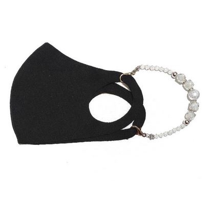 Konektor Masker Hijab Mask Connector Strap Extender Clear Crystal Diamond Series Blink Luxury