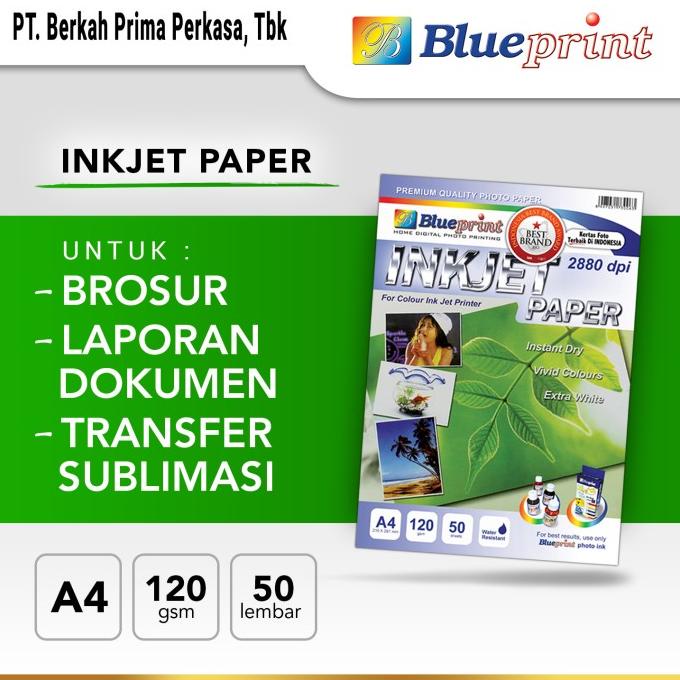 

Cuci Gudang Awal Tahun Kertas Inkjet / Inkjet Paper BLUEPRINT A4 120 gsm Cuci Gudang Awal Tahun