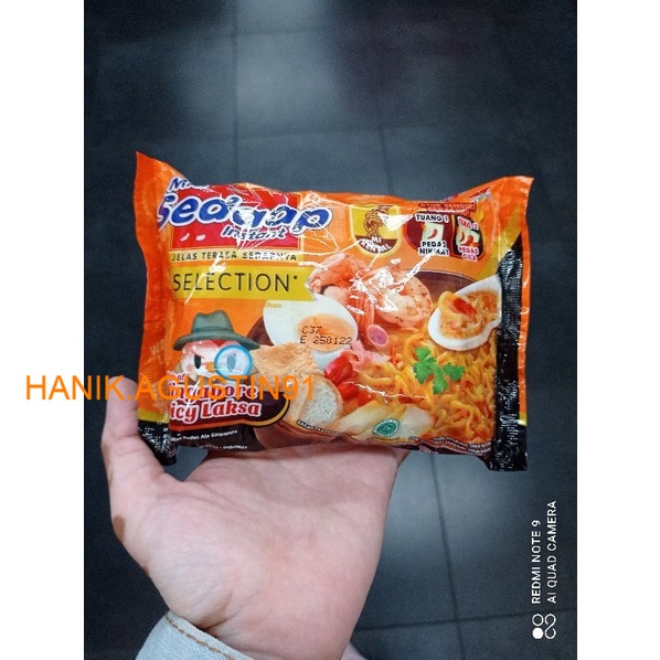 

Mie Sedap Singapore Spicy Laksa / Mie Instan Kuah Sedaap Pedas Ala Singapore Halal MUI