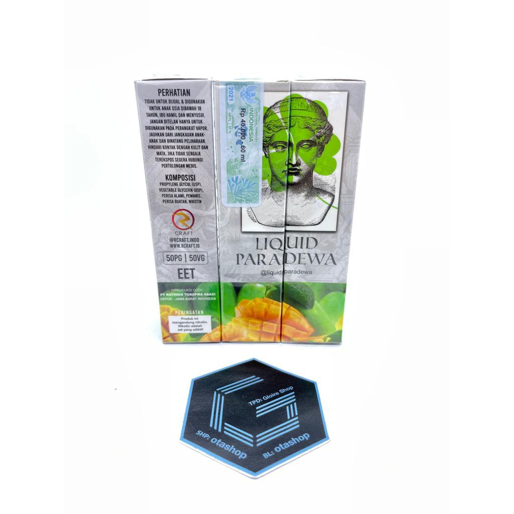 Paradewa MANGO HERA by Rcraft x Qory Gore 60ml 3mg liquid vape premium mangga vapor lokal pita cukai