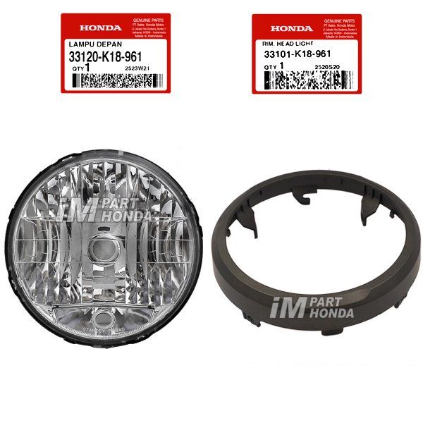 Paket Rim Ring & Lampu Depan CB150 Verza 33101-K18-961 33120-K18-961