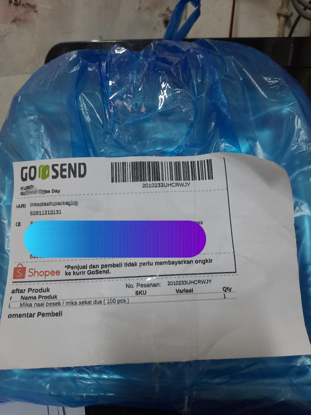 Mika Nasi Besek / Mika Sekat Dus ( 100 Pcs )