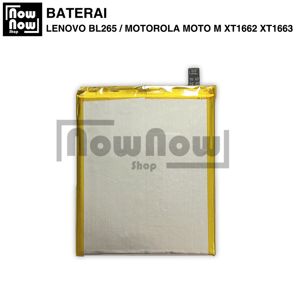 Baterai Motorola Moto M Lenovo BL265 BL 265 XT1662 XT1663 Original Batre Batrai Batere Battery HP