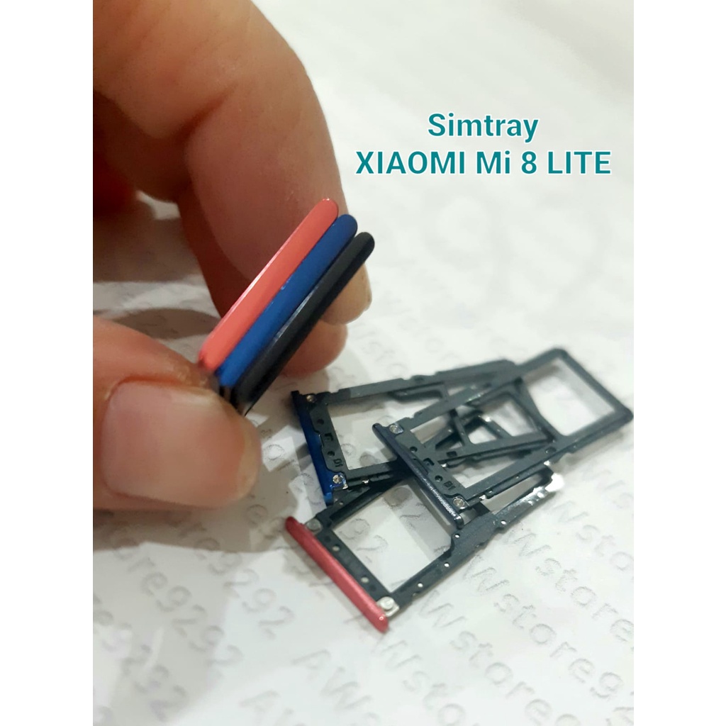 Slot Tempat Dudukan Kartu Simcard XIAOMI MI 8 LITE Sim card Lock Simtray Sim Tray XIAOMI MI8 LITE