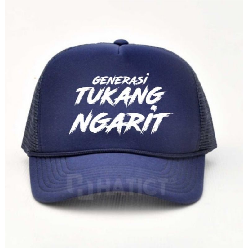 Topi tukang ngarit/topi jaring/topi generasi tukang ngarit grosir minim 50 pcs