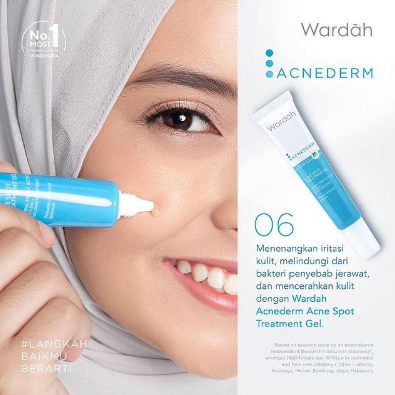 Jual wardah acnederm acne spot treatment gel 15ml | Shopee Indonesia
