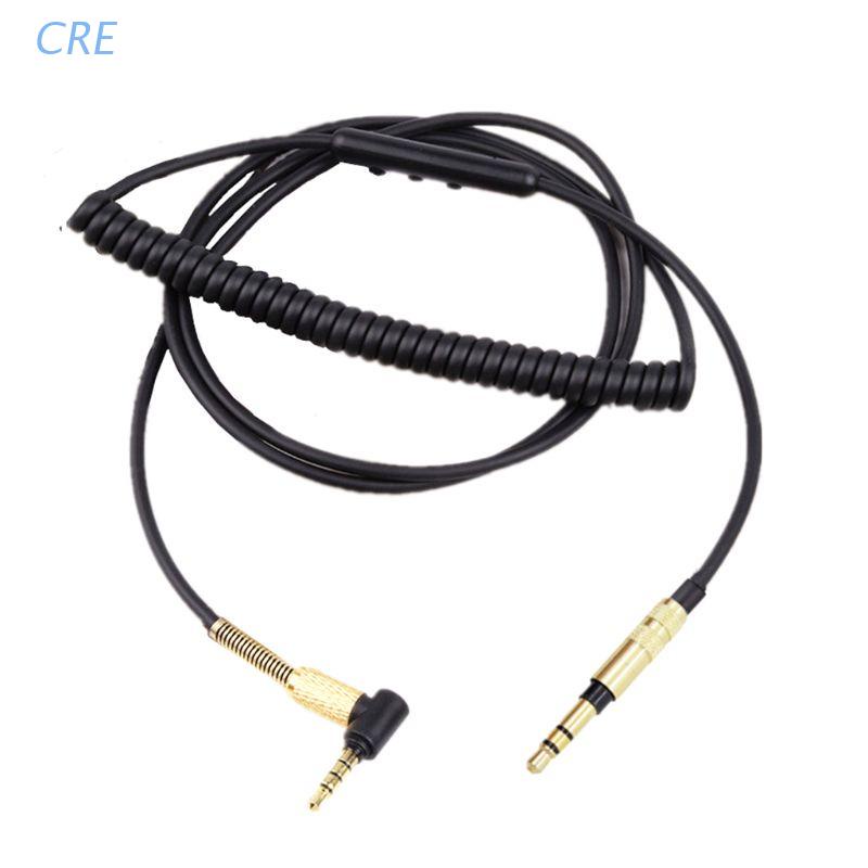 Cre Kabel Adapter Audio 3.5mm Dengan Mic In Line Untuk Headphone Sony Mdr-10R Mdr-1A Xb950 Z1000 Msr7