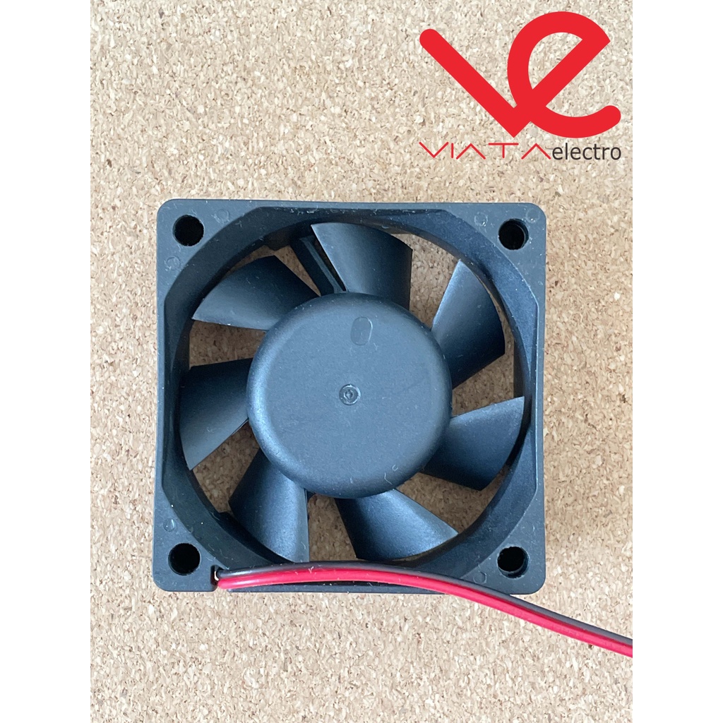 FAN DC 12V 6cm BRUSHLESS FAN KIPAS DC 6x6cm TEBAL COOLING EXHAUST 6cm KIPAS PENDINGIN 60mm 6 x 6cm 0.18A