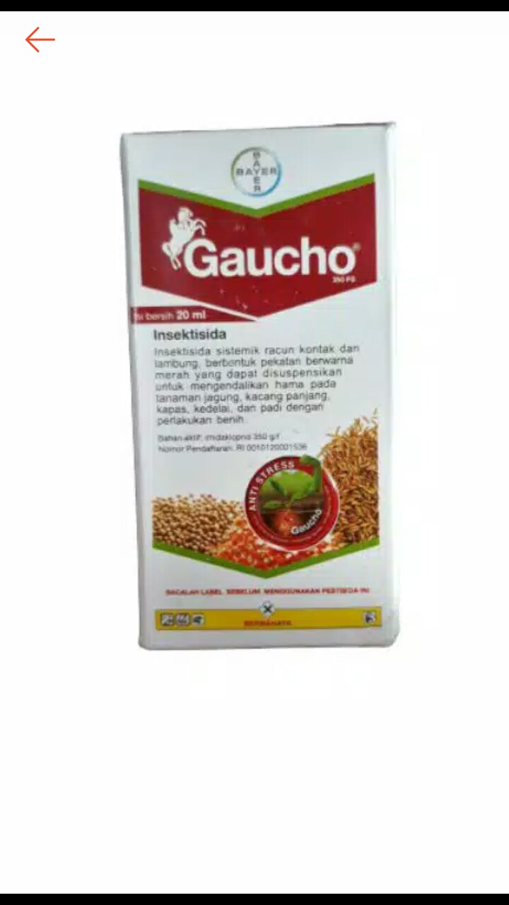 Insektisida Gaucho 350 Fs Kemasan 20ml -capinghijau-