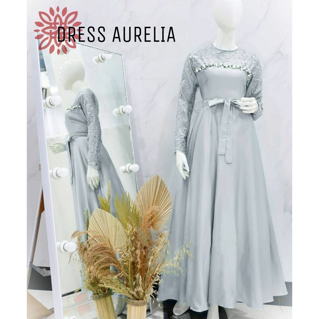 MAXY AURELIA FASHION PAKAIAN WANITA DRESS GAMIS MAXI EDHM