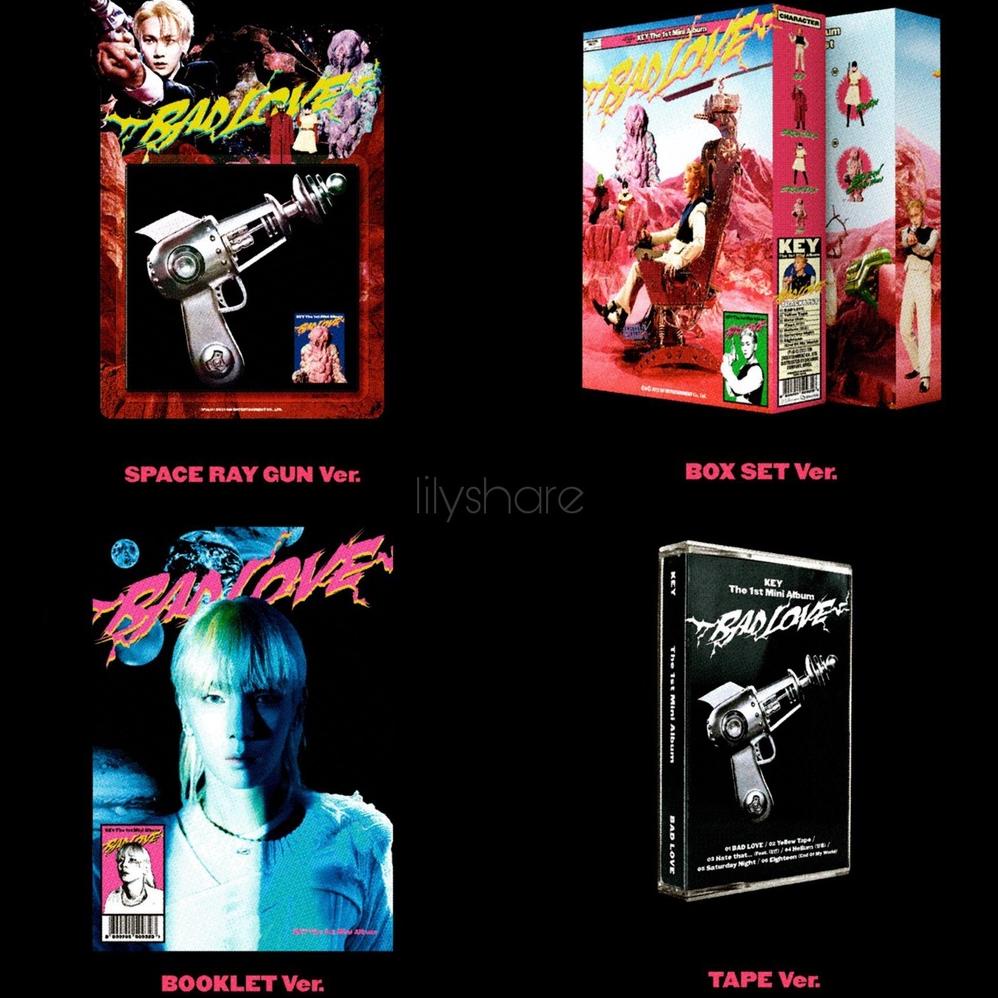 

((BISA COD)) KEY - BAD LOVE 1st Mini Album (Photobook / Tape ver)