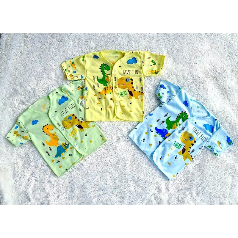 Baju Bayi New Born Lengan Pendek Murah Motif Baru