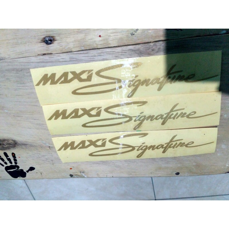 Sticker nmax - Stiker maxi signature cutting