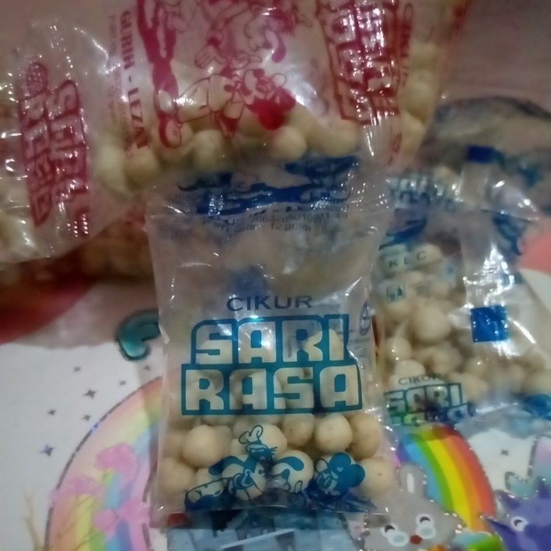 Pilus Cikur SARI RASA Renceng Isi 10 Bks X 12g Snack Sukro Kencur Jadul