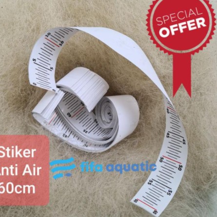 Perdana termurah | Stiker Ukur Bak Ikan Koi 60cm