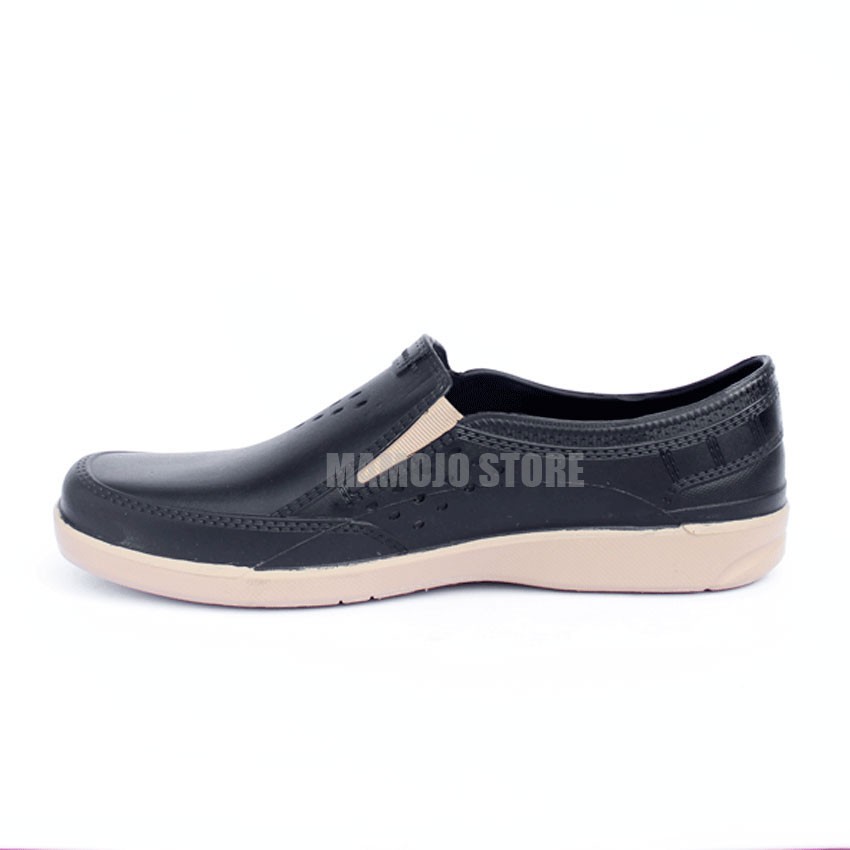 OBRAL Sepatu Pria Slip On Full Karet - Slip on Pria Karet – Sepatu Elastis- Sepatu Slop Pria AWK 557