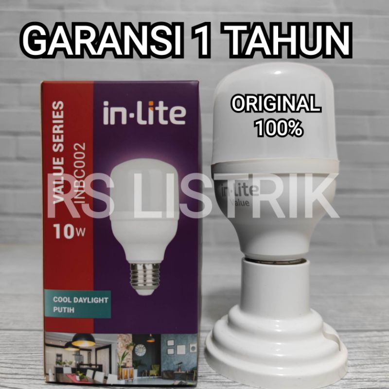 IN-LITE LAMPU LED CAPSULE VALUE 10W 10 WATT INBC002 CAHAYA PUTIH 6500K