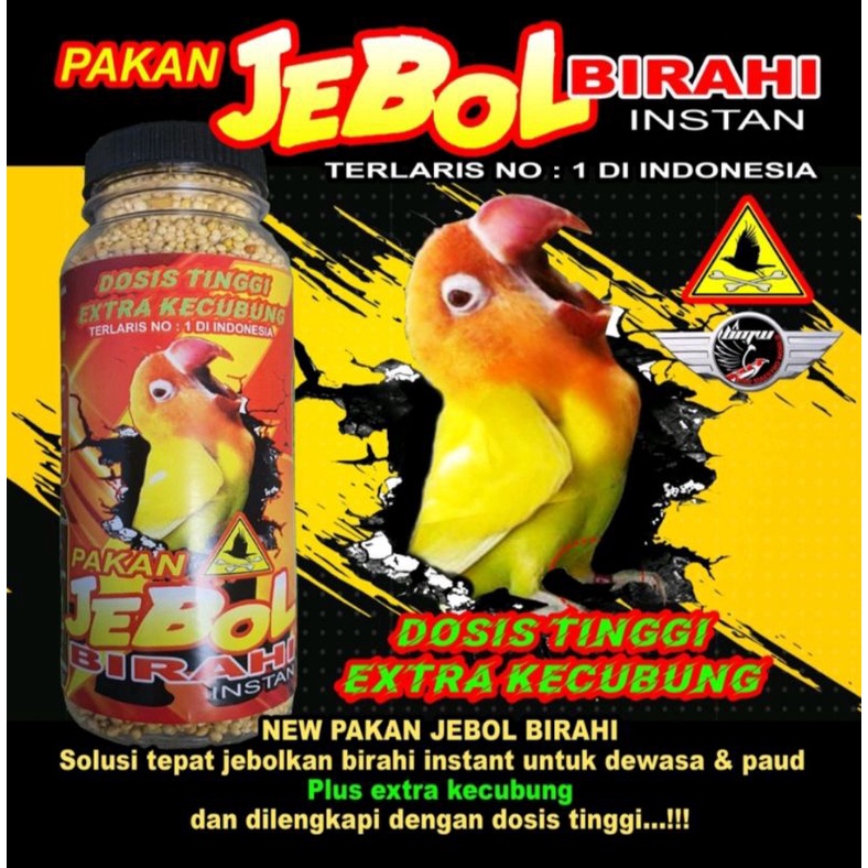 pakan jebol birahi instan dosis tinggi extra kecubung milet lovebird.