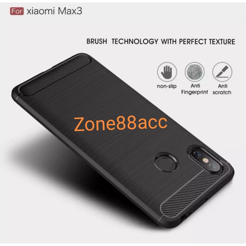 Silicon Case XIAOMI Mi Max 2 3 Max2 Max3  Softcase Carbon Casing Cover TPU