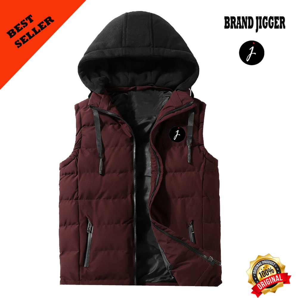 Rompi / Rompi Motor Anti Air / Rompi Hoodie Tahan Air / Rompi Murah / Rompi Anti Air LOGO JIGGER