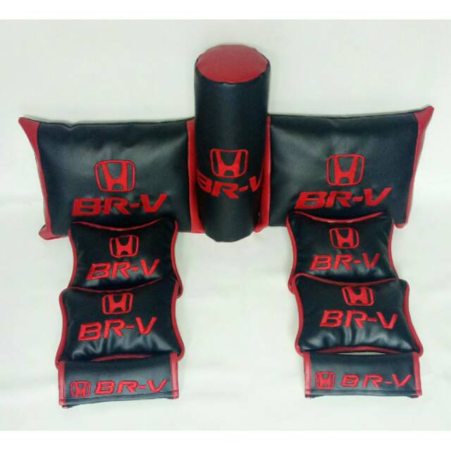 Bantal Aksesoris mobil Honda BRV KULIT Sintetis