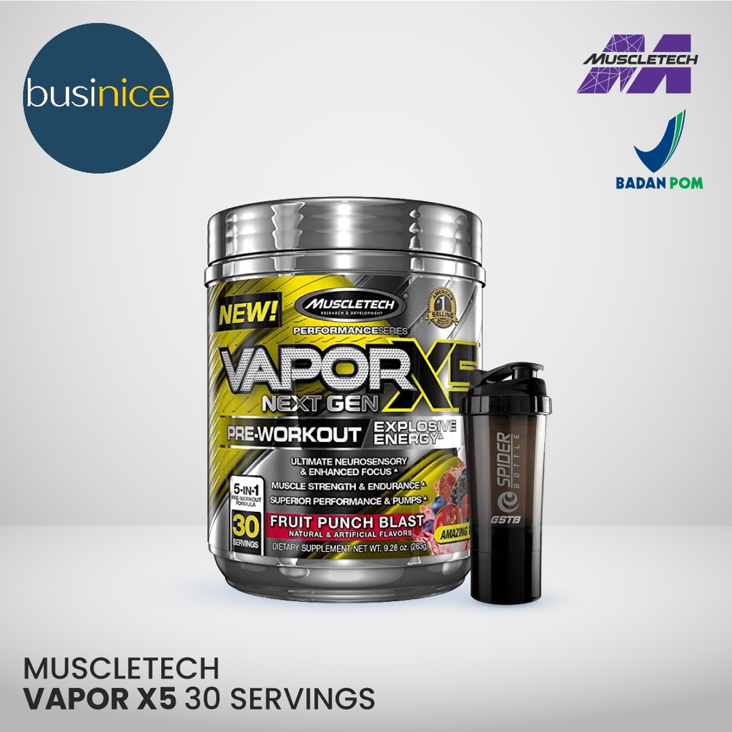 Muscletech Vapor X5 Next Gen Preworkout 30 Serving