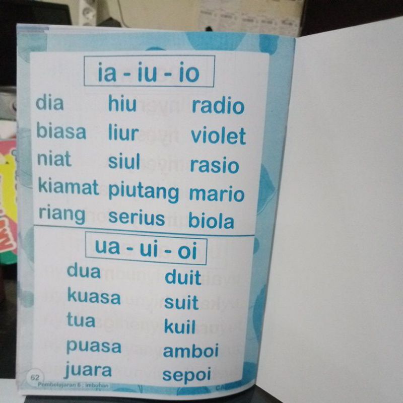 Buku Cabaca Cara Cepat Pintar Membaca (21×29cm)