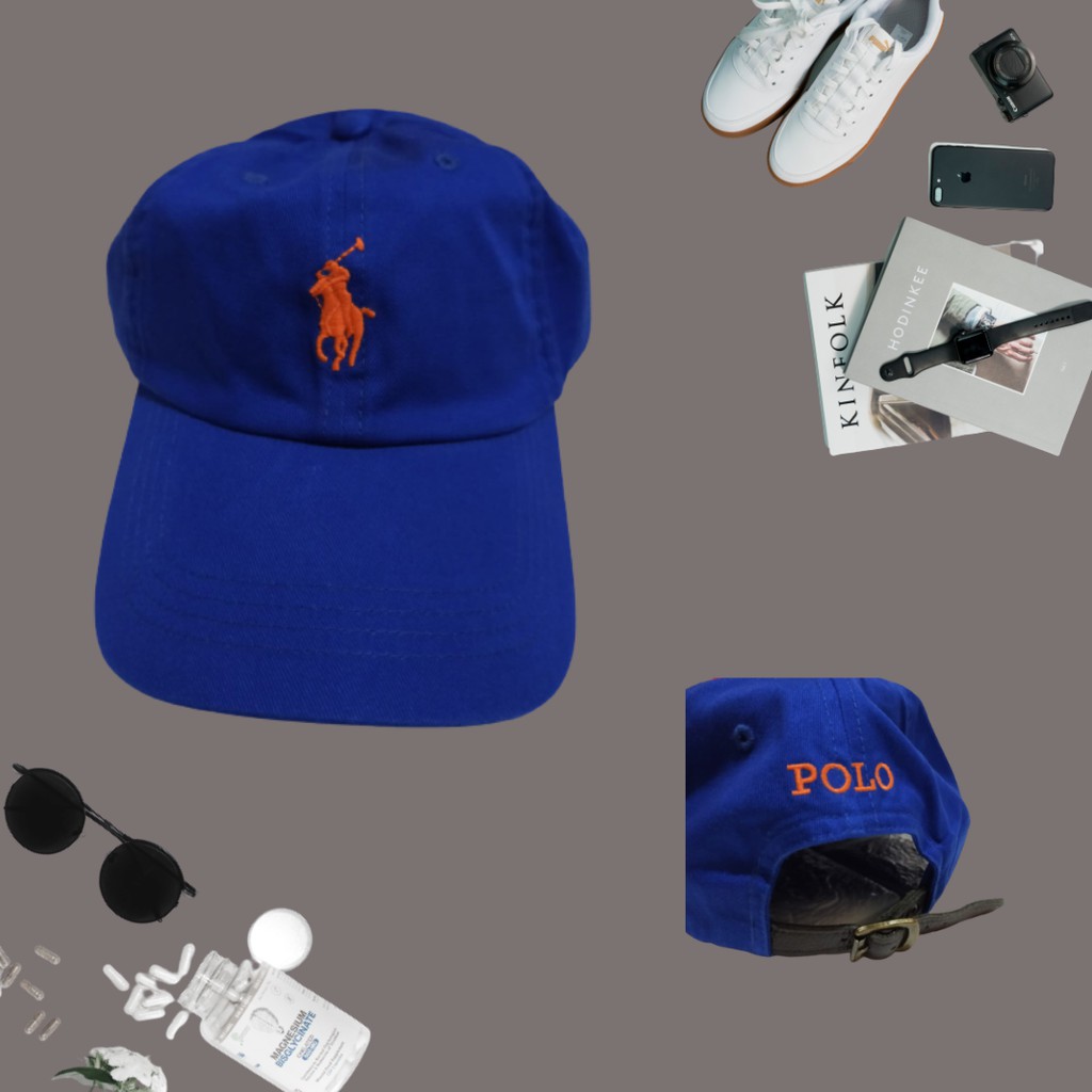 Topi POLO Logo Blue Original BNWT