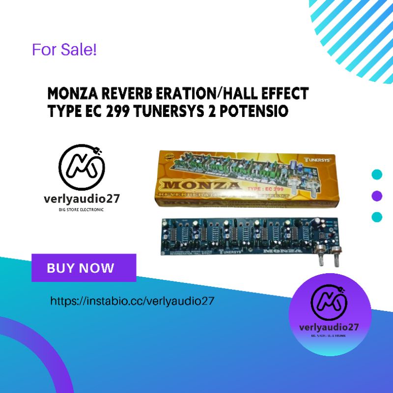 Kit Reverb 5 IC 2 Potensio Reverberation Or Hall Effect Tunersys