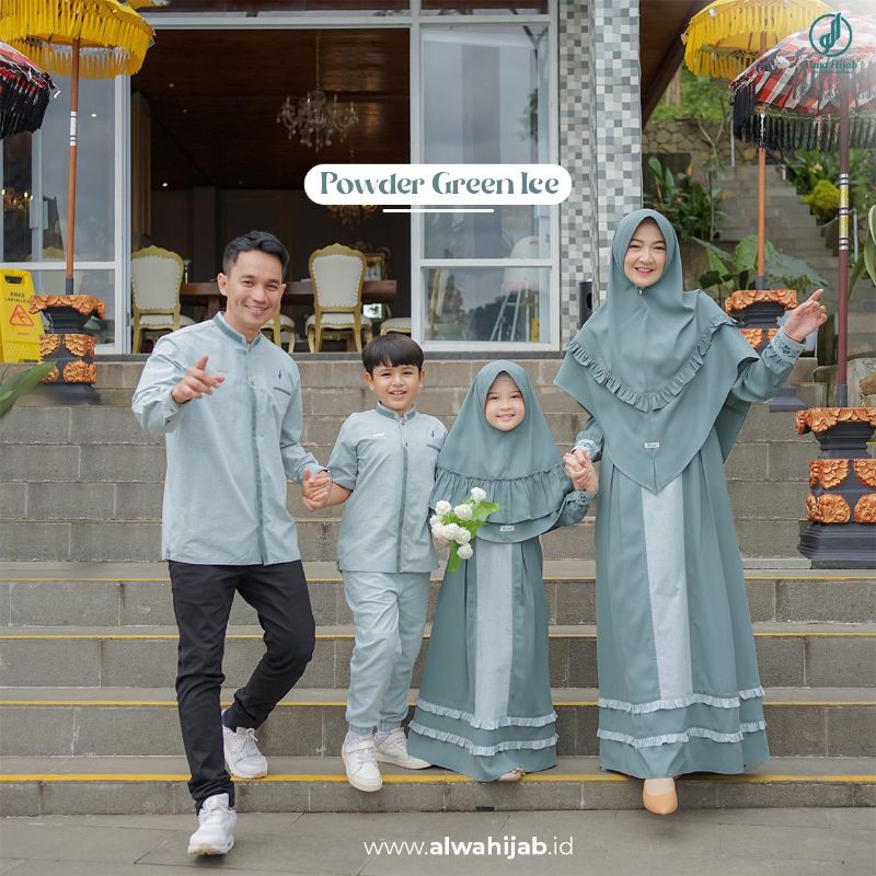 Family Set. Couple Lebaran. Sarimbit New Harmony - Alwa Hijab (Ready Stock)