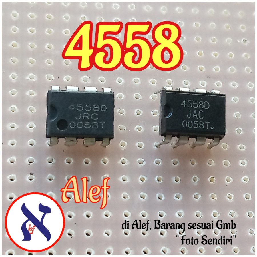 5pcs IC Op Amp JRC4558D jrc 4558 4558D JAC