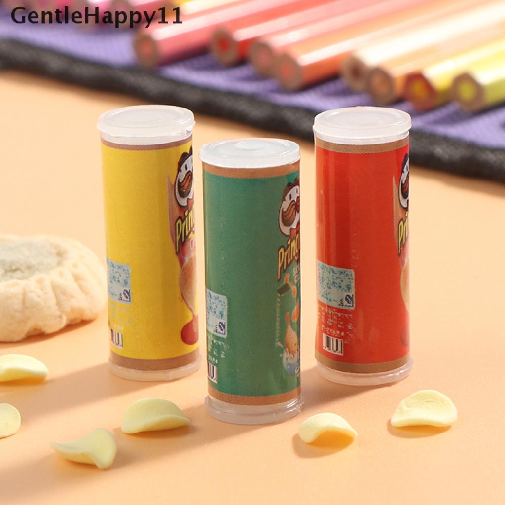 Gentlehappy 1 set / 3 pcs Miniatur Botol Keripik Kentang Untuk Dekorasi Rumah Boneka