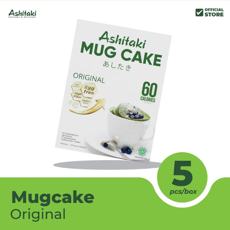 

Ashitaki Mug Cake - Gluten Free Egg Free High Fiber Antioksidan