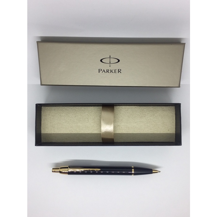 

Pulpen Parker IM Black LQ GT (Hitam Kilap / Glosy )( Klip Emas ) promo