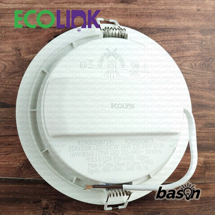 ECOLINK EDN200B 16W LED12 D150 6 inch - Lampu Downlight LED