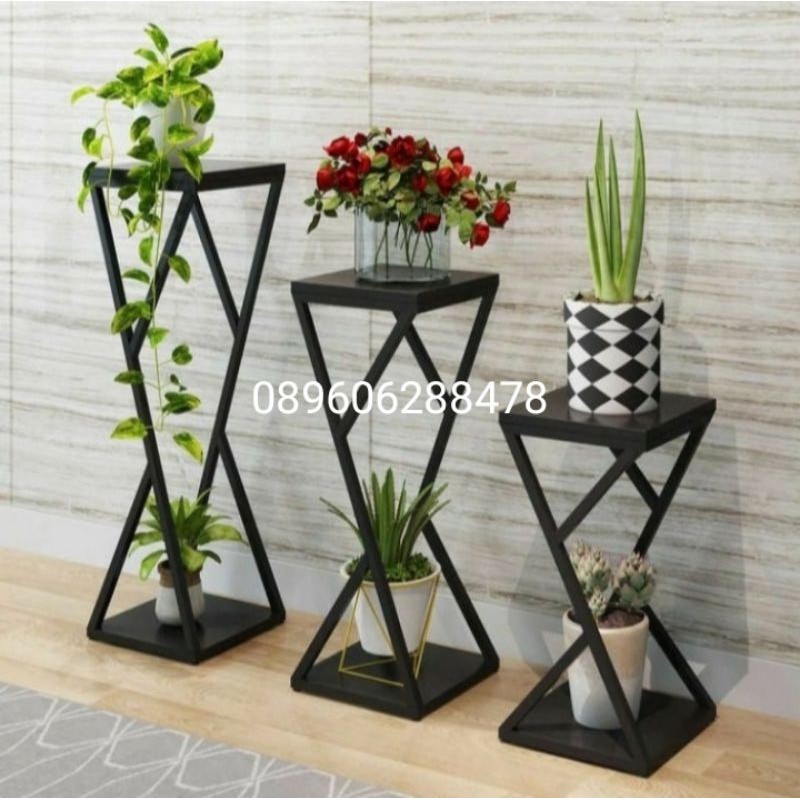 Jual Rak Bunga Besi Unik Tanaman Rak Bunga Besi Minimalis Putih Cm Indonesia Shopee Indonesia