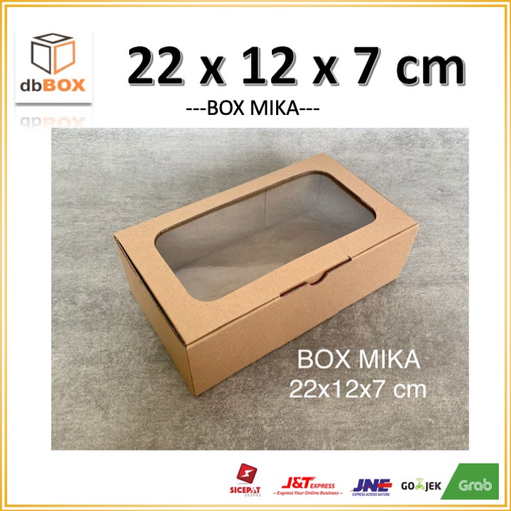 

BOX MIKA 22x12x7 kardus die cut, untuk kue hampers gift box MIKA MIKA MIKA