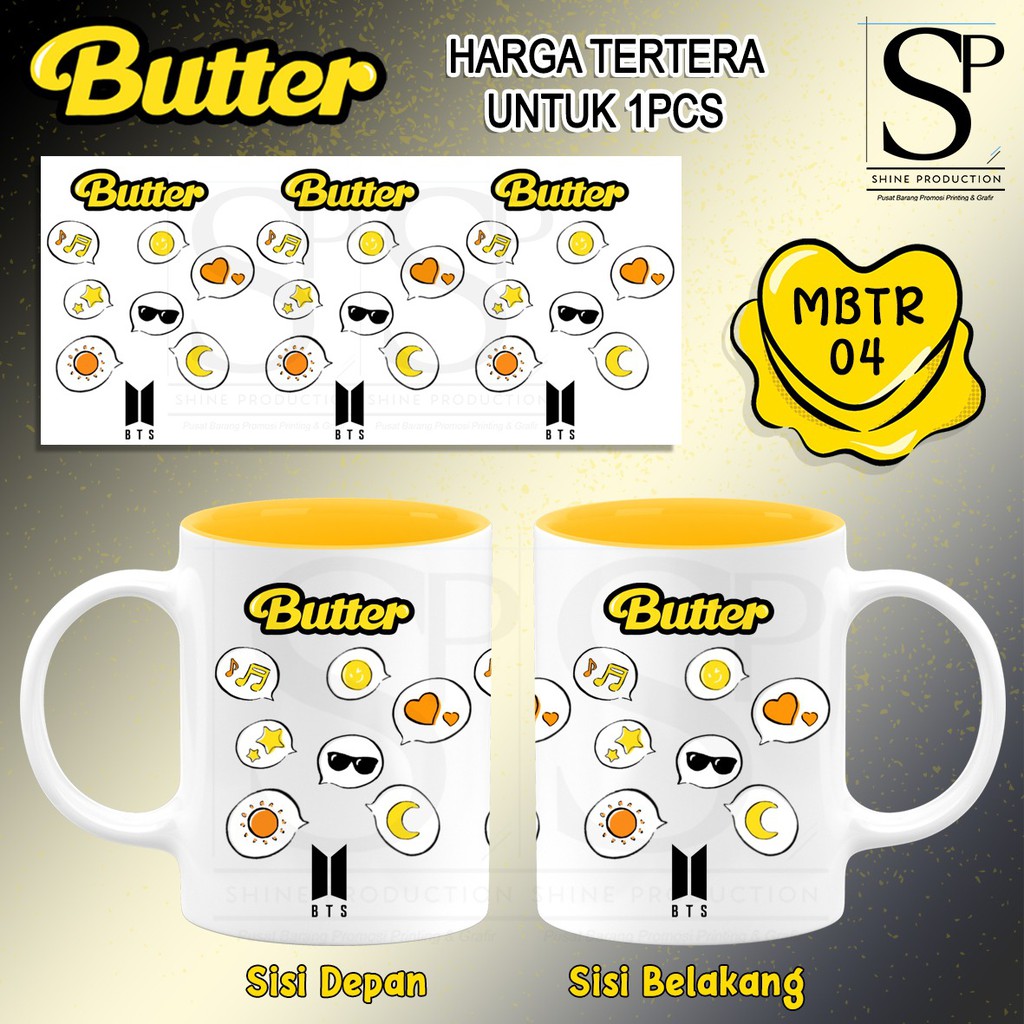 Gelas BTS Butter Mug BTS