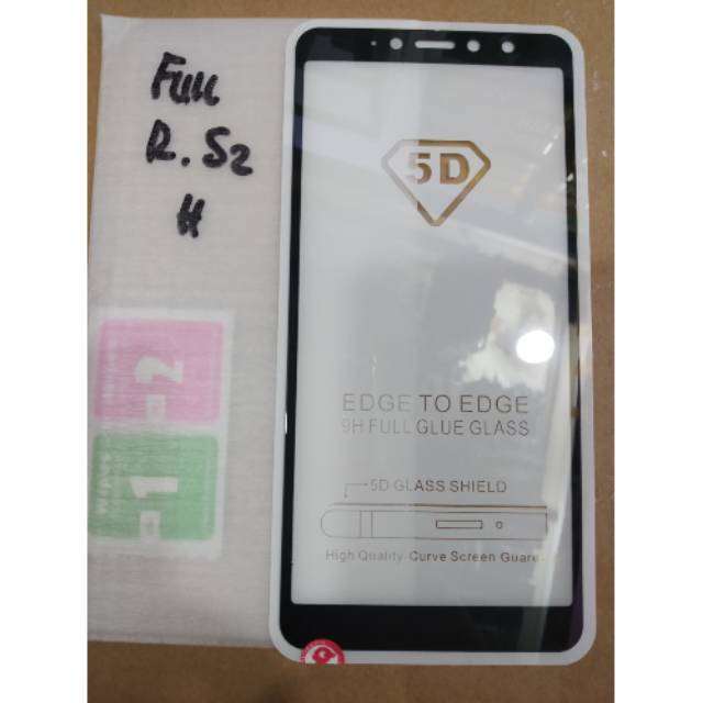 Tempered Glass Redmi S2 Anti Gores Xiaomi S2 Full Layar
