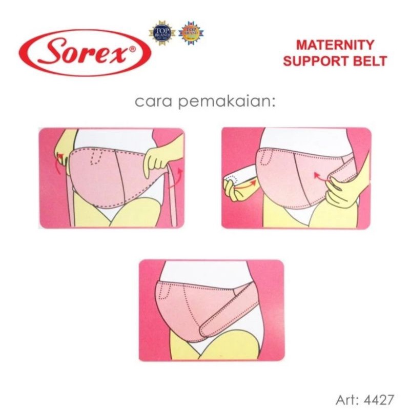 Sorex Maternity Corset Support Belt 4427/Korset Penyangga Kehamilan